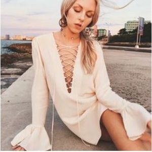 Stone Cold Fox Franklin dress cream size1